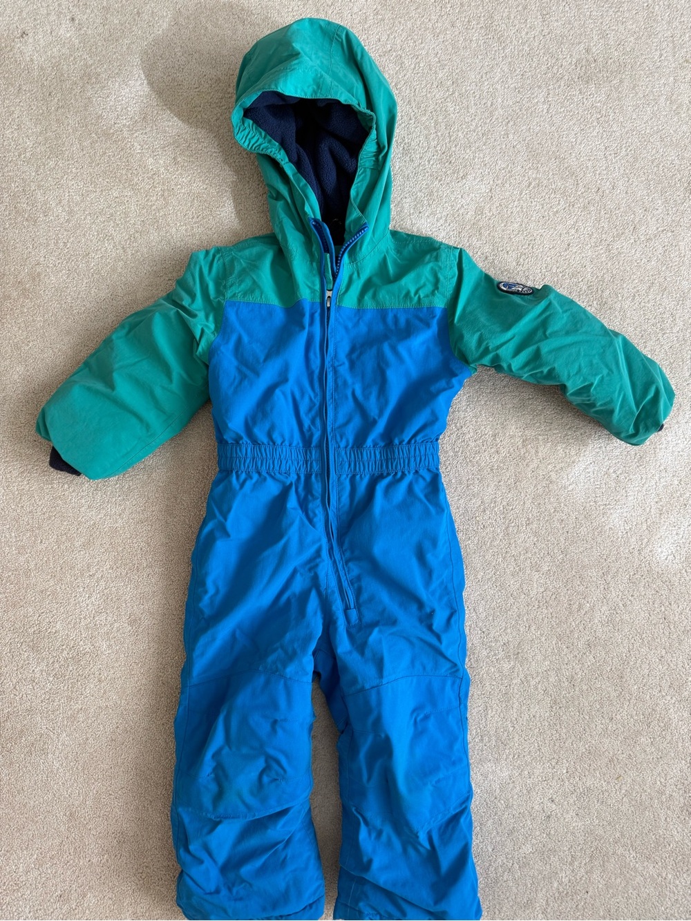 Lands' End Squall Waterproof Insulated Iron Knee Winter One-Piece Snow Suit